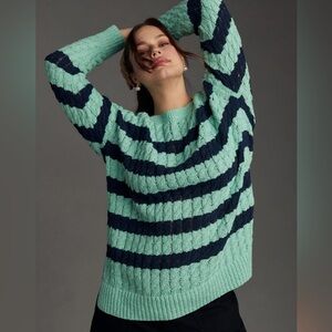 Anthropologie Pilcro Longline Stitch Sweater NWT